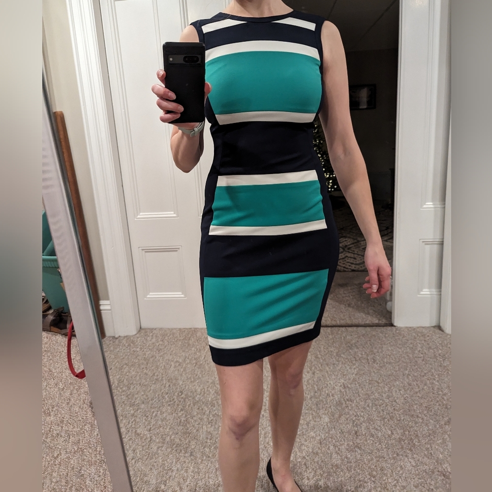 Tommy Hilfiger color block dress